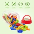 thumbnail image 4 of Coogam Magnetic Letters Numbers Alphabet Learning Toy Set of 78pcs for 3 Years Old(Upgraded Version), 4 of 8
