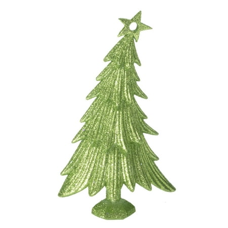 Raz Imports 6" Christmas Brites Glitter Drenched Green Tree Christmas Ornament - Green