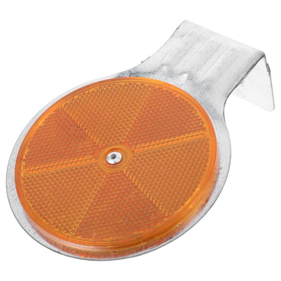 OUNONA Sturdy Road Markers for Driveway Safety Reflective ABS Signs with High Visibility 100m Round Design