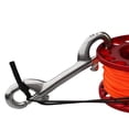 thumbnail image 3 of Carrete de Carrete de Buceo de Aleación de Aluminio Rojo con Línea de 30 M, Clip de de Perno de Extremo material acero Inoxidable Cola Carrete de dedo de buceo, 3 of 7