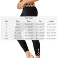 thumbnail image 3 of Momihoom Women's High-Waisted Ankle Cutout Leggings with Colorful Zigzag Waistband, Stretchy Activewear Pants for Workout and Casual Wear, 3 of 9