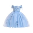 thumbnail image 1 of Robes Formelles pour Filles 3-12 Ans Robes de Concours de Fleurs pour Filles Robe de Princesse, 1 of 4