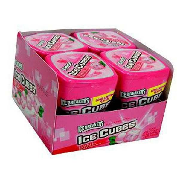 Product Of Ice Breakers Ice Cubes, Gum Bubble Breeze Bottle, Count 4