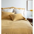 thumbnail image 2 of French Linen and Cotton Duvet Cover & Sham Set - Full/Queen - Honey | BOKSER HOME, 2 of 5