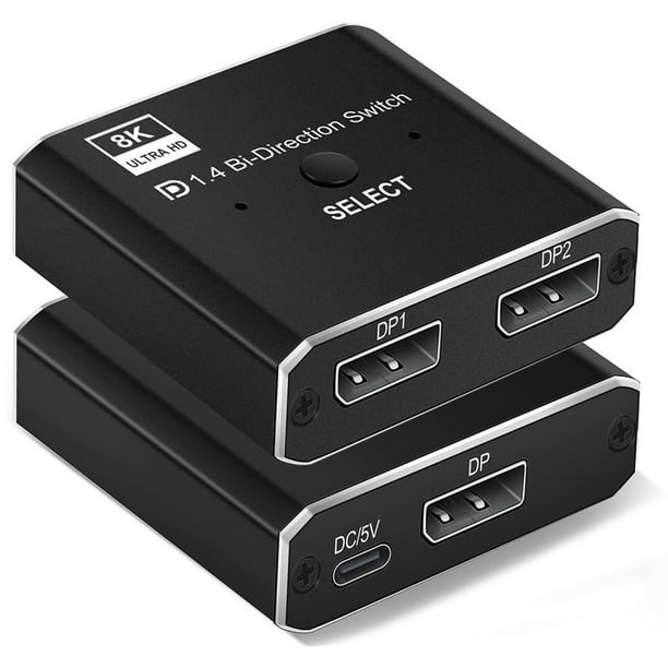 Displayport1.4 Switch 8K Displayport Bidirectional Splitter Switch