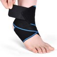 thumbnail image 1 of Jinsinto Adjustable Ankle Brace, 1 Pieces Sport Ankle Brace, Men & Women Sports Ankle Brace, Elastic Ankle Support, Ankle Protection for Sports Practice, One Size, Blue, 1 of 5