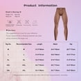 thumbnail image 2 of Haitryli Men's Athletic Compression Pants Cool Dry Gym Leggings Workout Tights Sport Baselayer Yellow XXL, 2 of 2