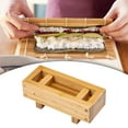 thumbnail image 1 of Sushi Press Mold,Sushi Press Mold Box Bamboo Sushi Maker Tool,DIY Sushi Making Mold for Home Sushi Rice Roll,Rectangular Sushi Press Mold Box Rice Ball Maker,Sushi Making Rice Roller Molds A, 1 of 8
