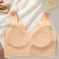 thumbnail image 4 of DuoJiaJ Comfortable Seamless Full Coverage Bra For Women Wireless Bras With Soft Support Regular And Plus Size Bras for Women Yellow, 4 of 5