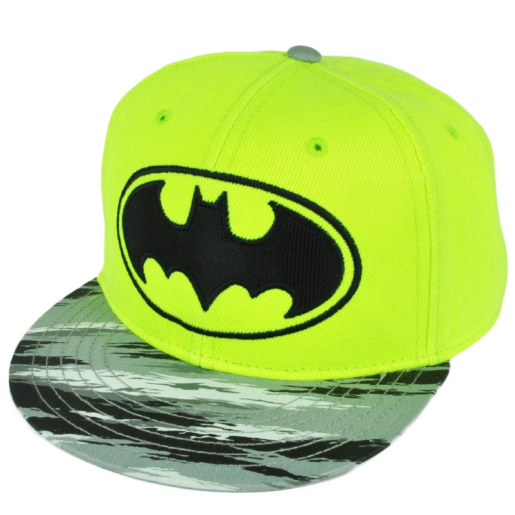 batman flat bill hat