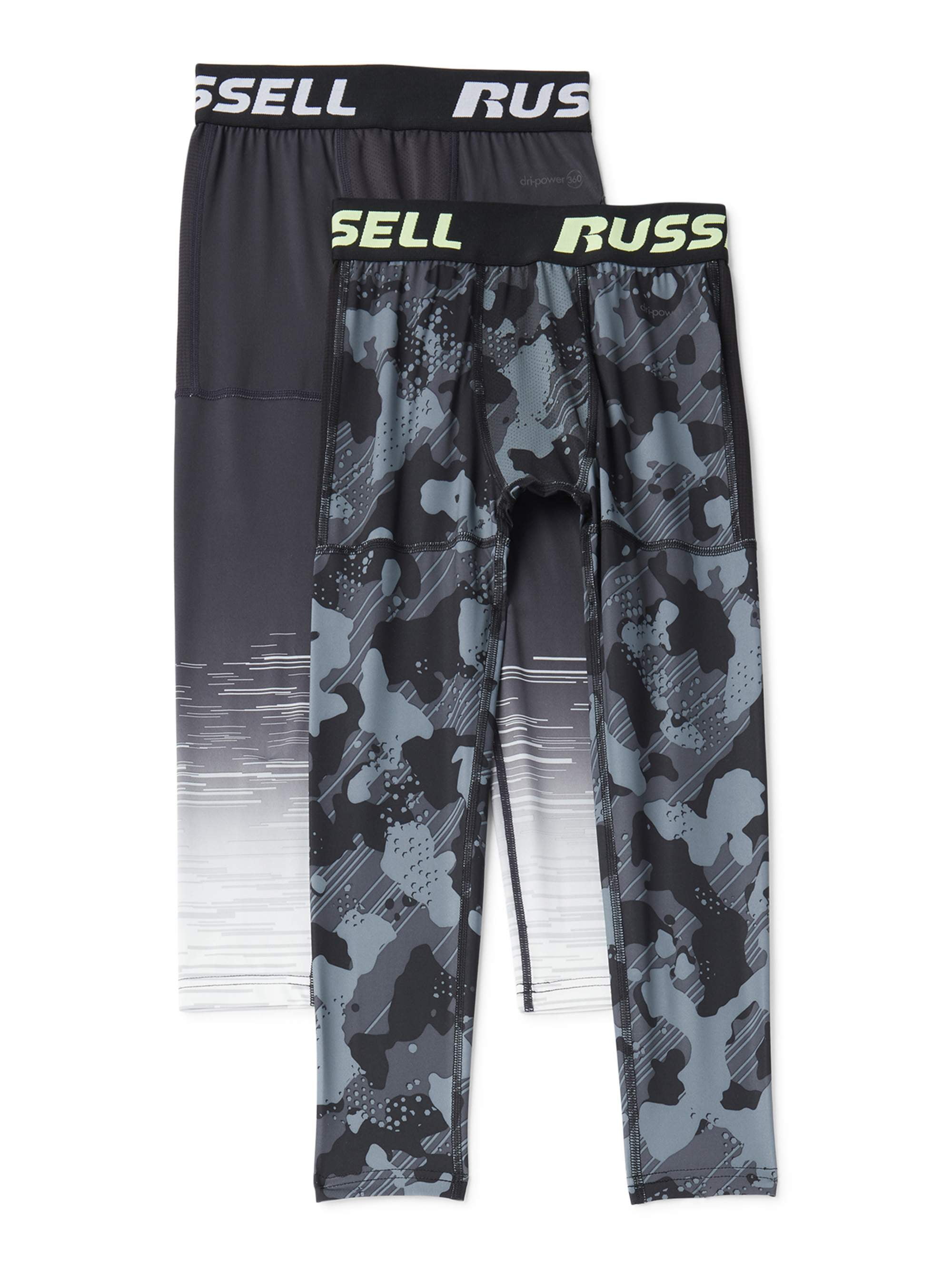 Russell Athletic Mens Big and Tall Dri-Power Short with Contrast Side Panel