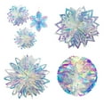 thumbnail image 6 of Biplut Neon 3D Snowflakes for Home Christmas Tree Garlands Decorations Party Supplies (Type 4), 6 of 13