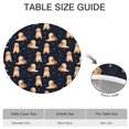 thumbnail image 6 of Goldendoodle Dog Round Fitted Tablecloth with Elastic Edge,Dining Table Cover Waterproof,Outdoor Round Tablecloth for Camping,Dining,Indoor and Outdoor, 6 of 7