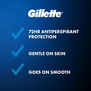 Gillette Antiperspirant and Deodorant for Men, Clinical Protection Soft Solid Arctic Ice Scent, 2.6oz