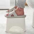 thumbnail image 4 of MICANO Bathroom Toilet Stool, 8-Inch Squatting Aid for Constipation Relief, White, 4 of 7