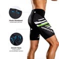 thumbnail image 5 of Sponeed Bike Shorts for Men Padded Cycling Shorts Riding Pants Mountain Cycle Tights Green S, 5 of 8