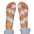 thumbnail image 2 of Willtoo Summer Sandals for Women 2026 Boho Beach Shoes Vintage Wedding Wedge Flat, 2 of 5