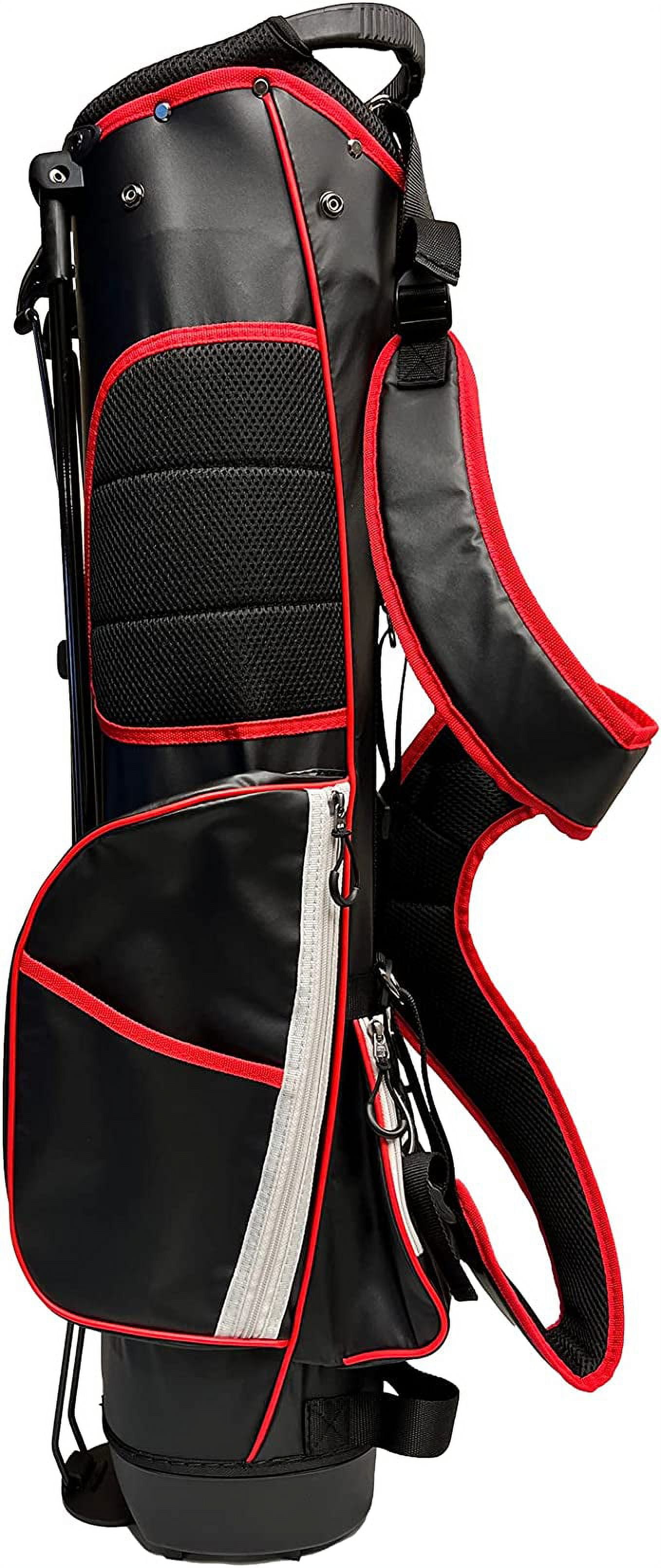 Zero Friction 5 Pocket Golf Pencil Bag - Black