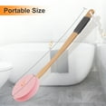 KEKOY Back Lotion Applicator Wands with 3 Pads, Long Handle Back Scrubber Pad for Easy Self