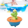 thumbnail image 4 of Water Spray Crocodilian, Unique Design Colorful Adorable Bath Toy  For Pool For Bathroom For Toddler Orange, 4 of 8