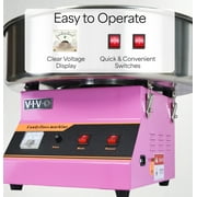 Electric Commercial Cotton Candy Machine / Floss Maker Pink VIVO CANDY-V001