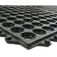 thumbnail image 6 of Envelor Interlocking Rubber Floor Mat Restaurant Kitchen Mat for Floor Anti Fatigue Bar Mat Door Mat Non-Slip Mat Indoor Outdoor Shower Pool Drainage Mat Durable Garage Flooring 36 x 36 Inch, 6 of 8