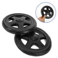 thumbnail image 5 of WRISTBIQUE Plastic Wheels for Shopping Cart Black 2Pcs, 5 of 10