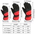 thumbnail image 2 of Boys Girls'S Winter Gloves Kid Winter Warm Windproof Waterproof Snow Ski Gloves for Kids Snow Gloves 7-11 Years, 2 of 8