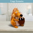 thumbnail image 4 of Djurdocka Ice Age Scrat Ekorn Plyschleksak Baby (hanekorre, 10,6 tum), 4 of 5