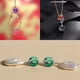 thumbnail image 5 of Laklulu Paquete de 200 cuentas de piedras preciosas naturales, piedras preciosas redondas de 8 mm, cuentas de piedra de 10 colores, cuentas mixtas para collares, joyería artesanal y decoración, 5 of 7