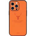 thumbnail image 2 of Funda para iPhone 14 Pro Max de color sólido de piel naranja todo incluido con patrón de alce compatible con iPhone 13 12 11 Pro Max Mini XS X XR 7 8 Plus SE2 (iPhone14 Pro Max, naranja), 2 of 4