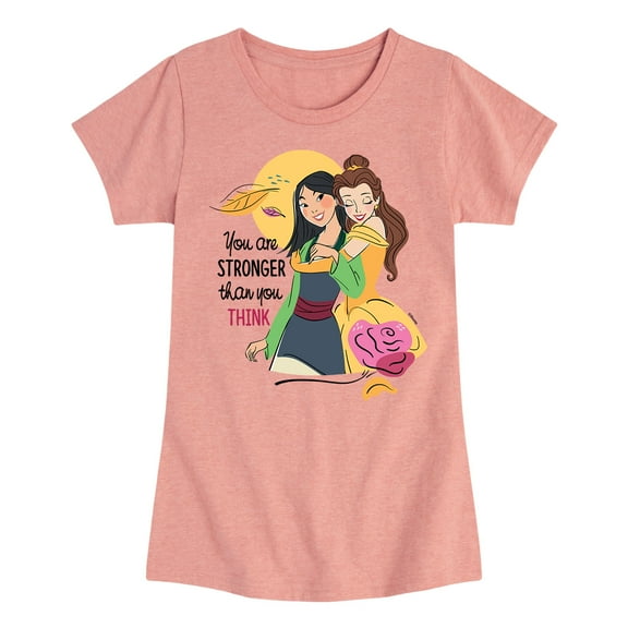 Disney Princess - You Are Stronger Than You Think - Toddler And Youth Girls Short Sleeve Graphic T-Shirt