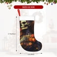 thumbnail image 4 of Disketp Vintage Floral Skull Christmas Stockings, Xmas Stocking for Family Holiday Season Décor, Personalized Holiday Indoor Decorations, 4 of 7