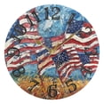 thumbnail image 5 of Usa Flags Wall Clock 10 inch Non-Ticking Easy to Read Decorative Clocks for Home Bedroom Living Room, 5 of 8