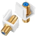 thumbnail image 2 of Conectores de cable coaxial Weewooday F-Type RG6, 20 unidades, azul, 2 of 7