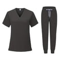 thumbnail image 2 of Doctor Short-sleeved Overalls, Hospital Operating Room Split Set, Hospital Elastic Lightweight Hand-washing Workwear, 2 of 6