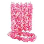 Mermaid Pearlized Pink Polyester Lei, Apparel Accessories, Luau, 6 Pieces