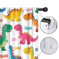 thumbnail image 4 of Blackout Kids Curtains,Cute Dinosaur Pattern Childrens Insulated Curtains Set Of 2,Bedroom Essentials,Toddler Room Decor 42x63in(106x160cm), 4 of 4