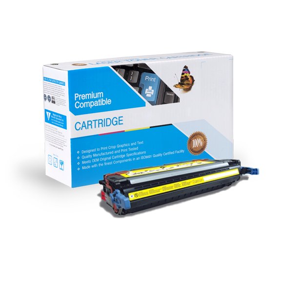 FantasTech Compatible with HP Q6462A Yellow Toner Cartridge, with Free Delivery