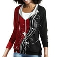 thumbnail image 5 of EGNMCR Womens Sherpas Lined Fleece Jacket Full Zip Up Hooded Oversized Sweatshirt Long Sleeve Flannel Shirt Jacket with Side Pockets Fall Winter, 5 of 7