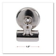 thumbnail image 2 of Universal Bulldog Magnetic Clips, Small, Nickel, 18/Pack, 2 of 8
