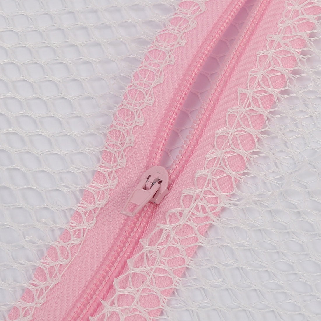 Unique Bargains Household Laundry Clothes Underwear Mesh Zippered Washing Bag 3pcs