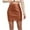Khaki, variant on IROINNID Women's Skirt Fashion High Waist Zip Skirt Leather Skirt Skirt Short Empire Waist Mini Solid Color Skirt