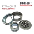 thumbnail image 6 of Ultra-Quiet? 2" Precision 13-Ball Bearing Nylon Garage Door Roller on 4" Stem (10 Pack), 6 of 7