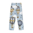 thumbnail image 3 of Lsque Balloon Vintage Print Men's Pajama Pants, Lounge Pant - Comfortable Home Wear,Elastic Waistband, Stylish Design-X-Large, 3 of 9