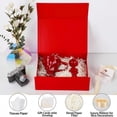 thumbnail image 3 of Caja de regalo Ouering Red, paquete de 6 unidades, 29,2 x 20,3 x 10,2 cm, con accesorios, 3 of 7