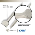 thumbnail image 4 of Kit Cinceles Obi SDS Plus Taladro Rotomartillo 25cm Juego 4pzs, 4 of 7