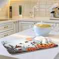 thumbnail image 6 of GZHJMY Halloween Décor Dish Drying Mat - 16 x 18inch- Extra Large Microfiber Dish Drying Mat, Dish Draining Mat, Counter top Mat, Halloween Creepy Forest（170）, 6 of 7