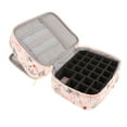thumbnail image 3 of Estuche organizador de esmalte de uñas Organizador de herramientas de uñas con bolsillo de malla Organizador de bolso grande portátil, multifuncional, 3 of 8