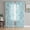 Aqua, variant on Mint Green Ocean Waves Sheer Curtains 84 Inches Long, Summer Sea Coastal Light Filtering Window Curtains for Living Room/Bedroom, Rod Pocket Voile Sheer Curtain Drapes, 52"W x 84"L, 2 Panels